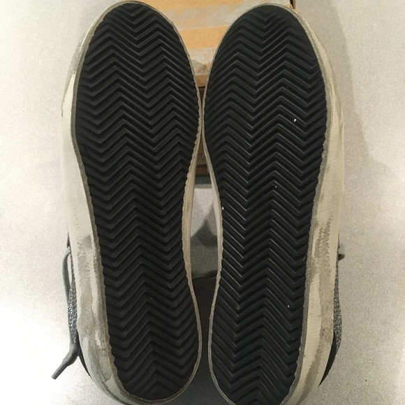 Golden Goose Mid Star Glitter/White Star Sneaker - Picture 7 of 7